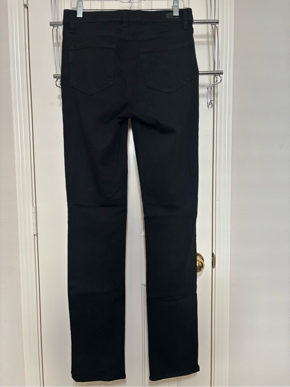 PAIGE Black Straight-Leg Women's Jeans - Picture 2 of 4